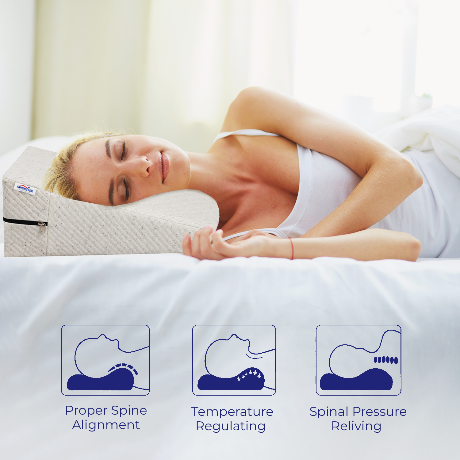 Springtek Wedge Pillow