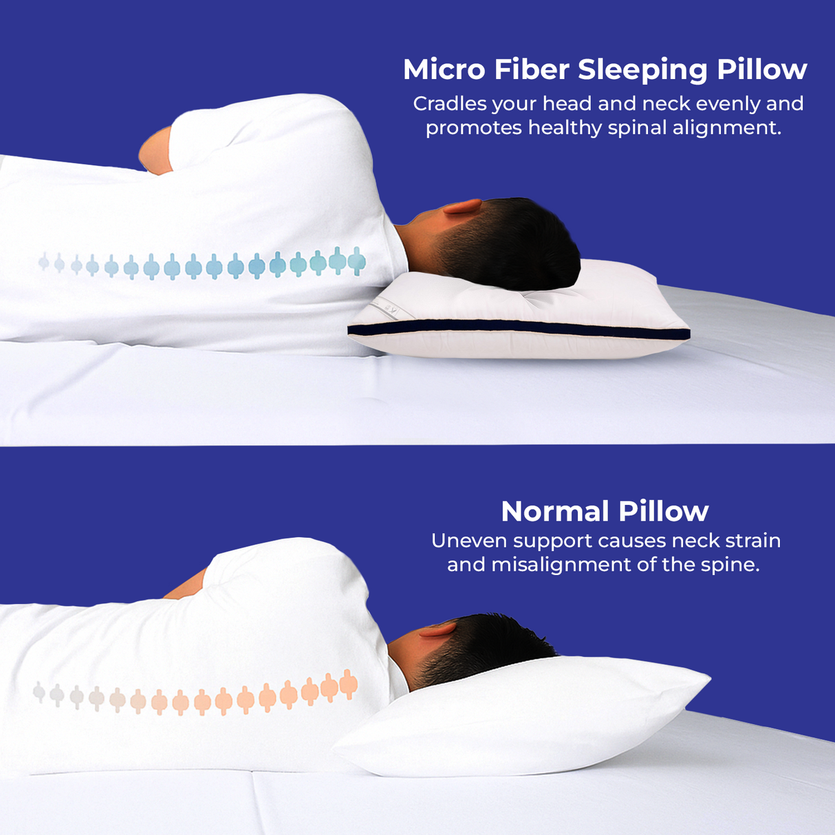 Micro Fibre Sleeping Pillow