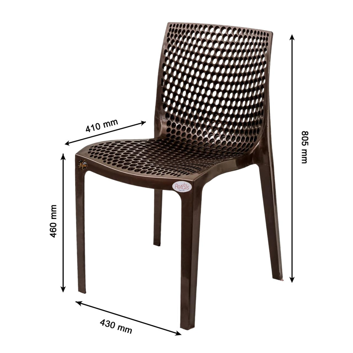 Petals Web Designer Armless Chair