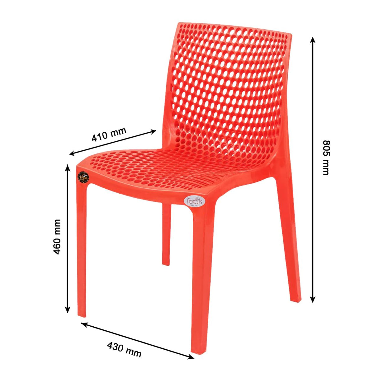 Petals Web Designer Armless Chair