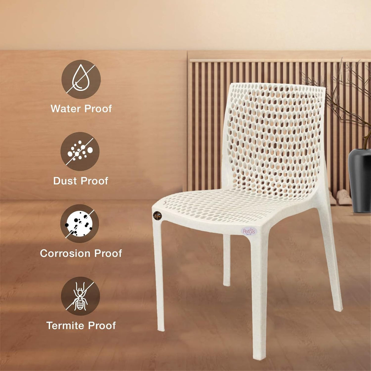 Petals Web Designer Armless Chair