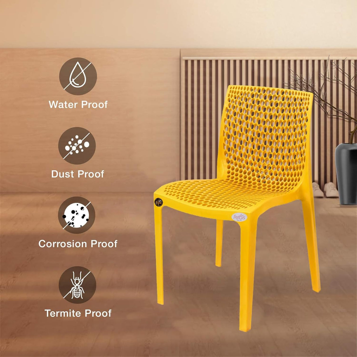 Petals Web Designer Armless Chair