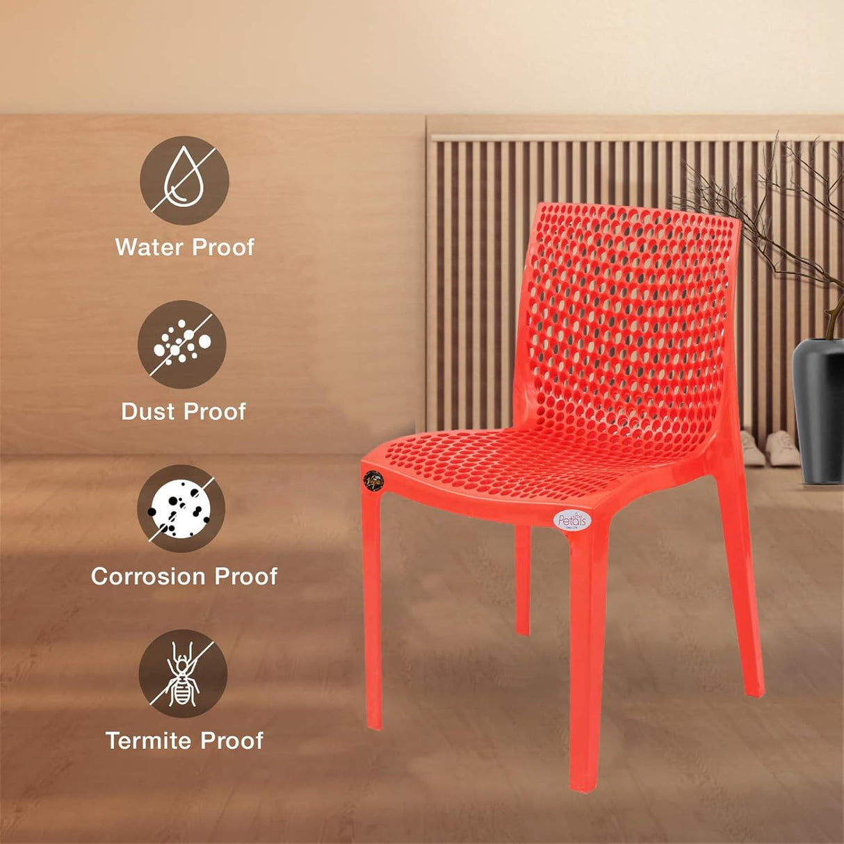 Petals Web Designer Armless Chair