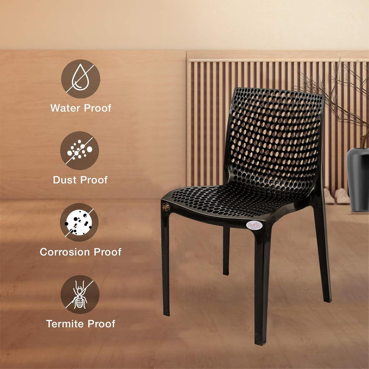 Petals Web Designer Armless Chair