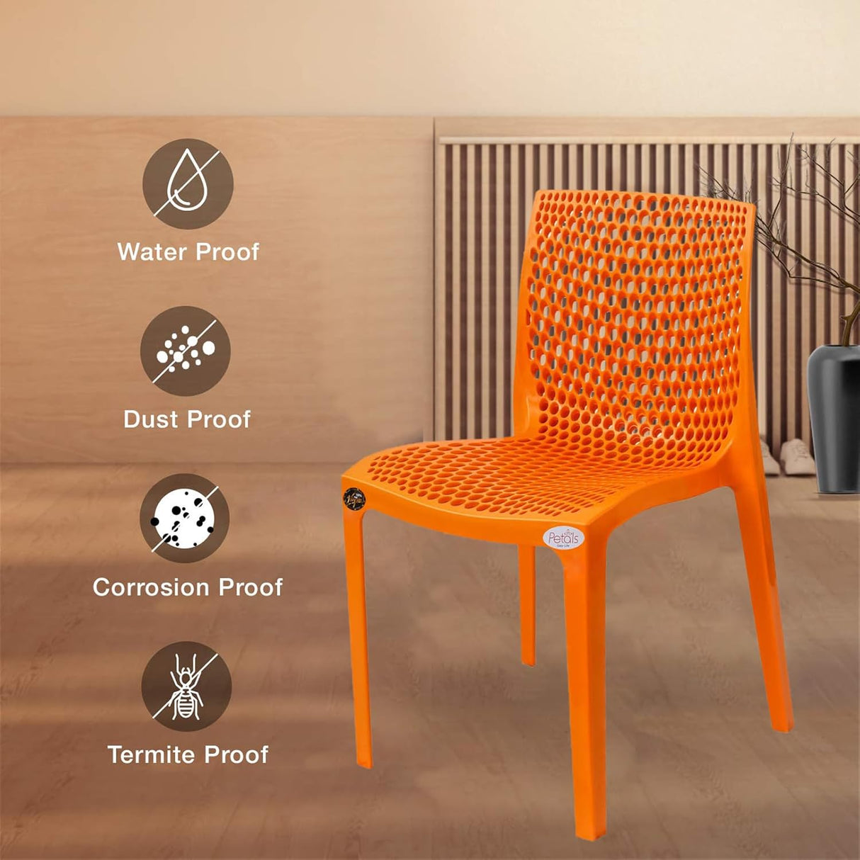 Petals Web Designer Armless Chair