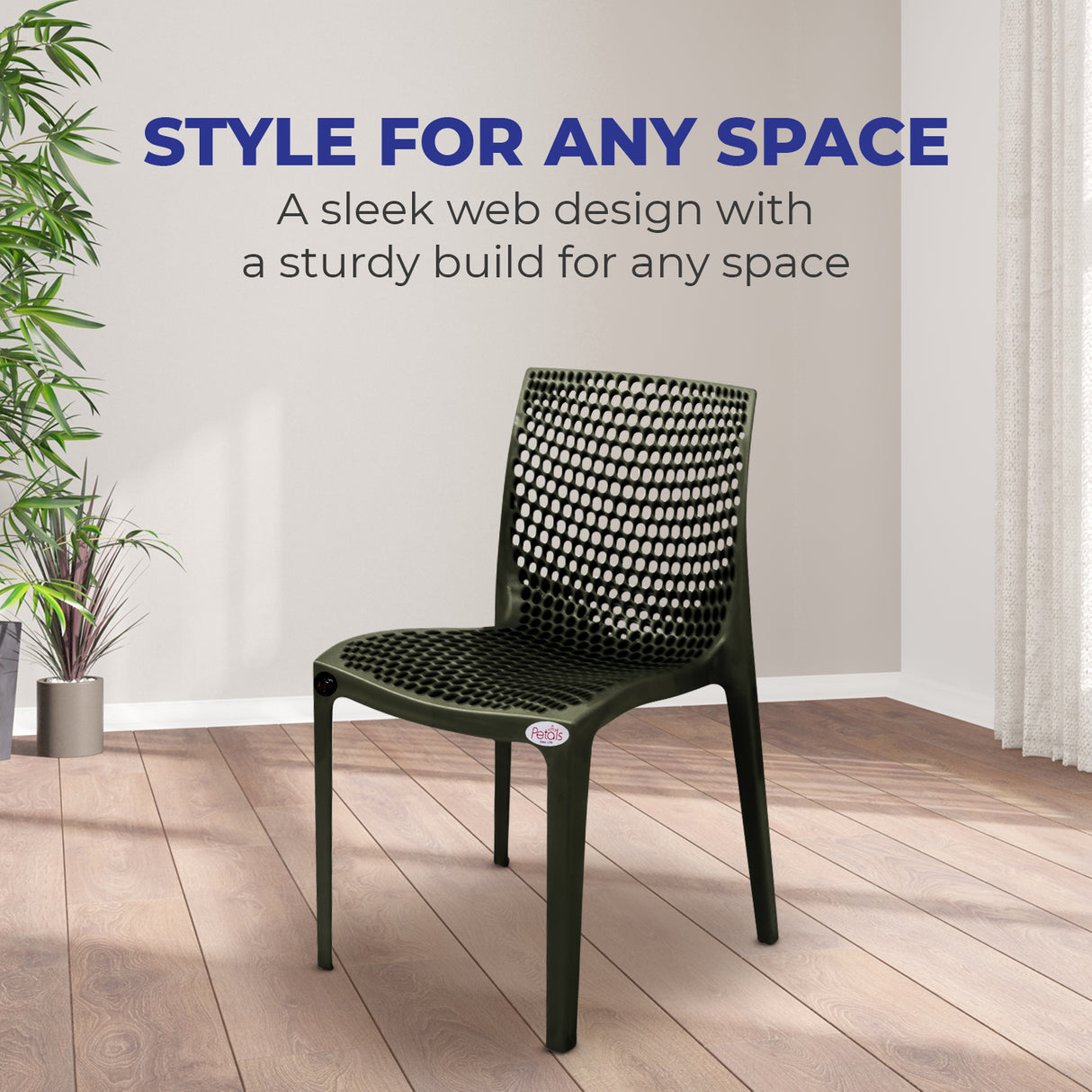 Petals Web Designer Armless Chair