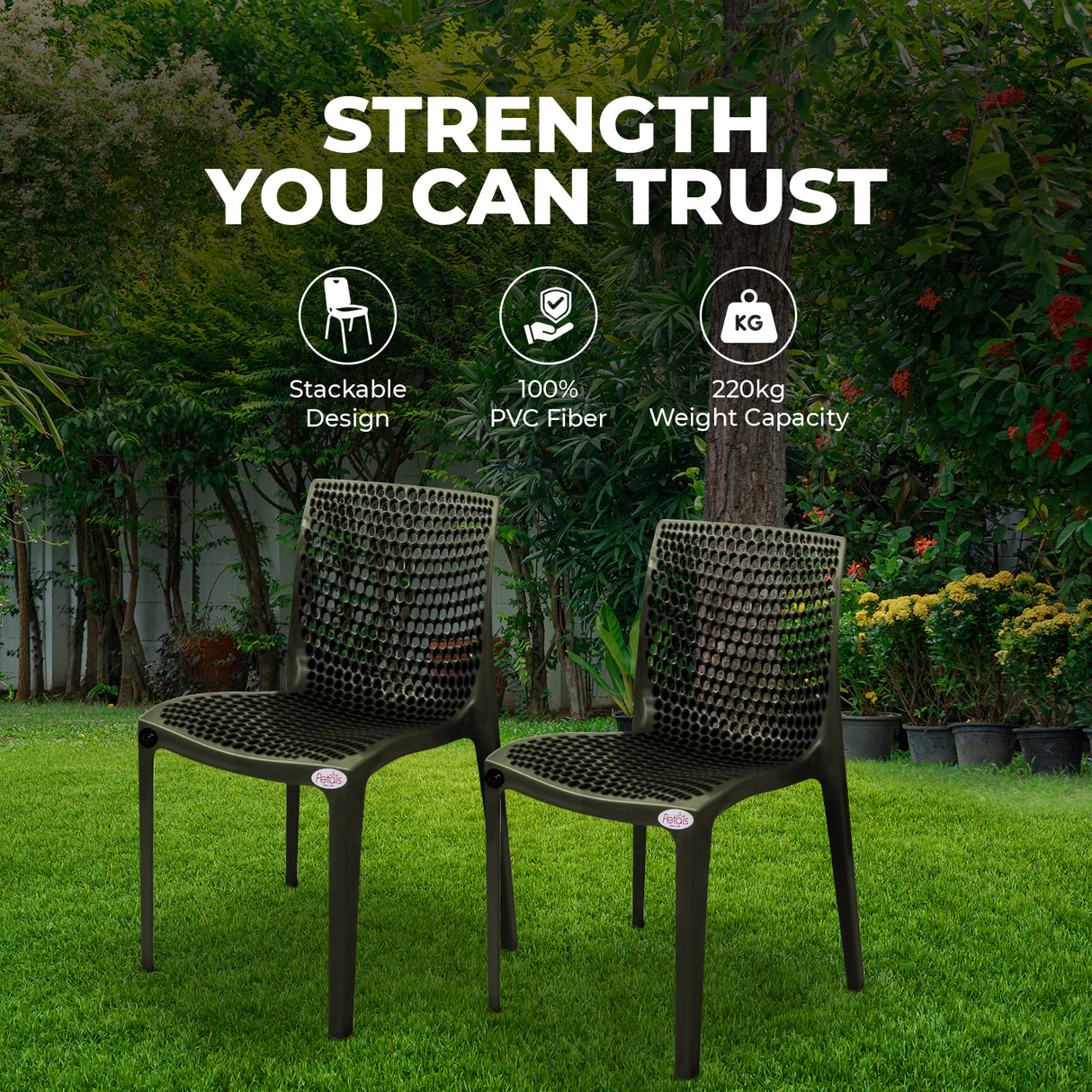 Petals Web Designer Armless Chair