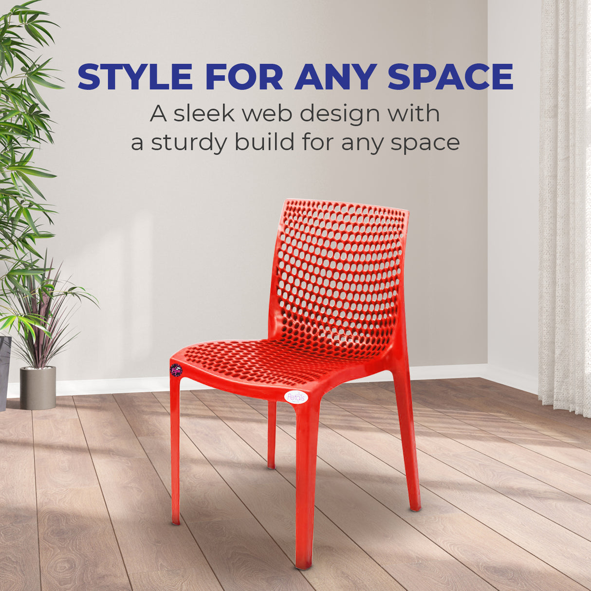 Petals Web Designer Armless Chair