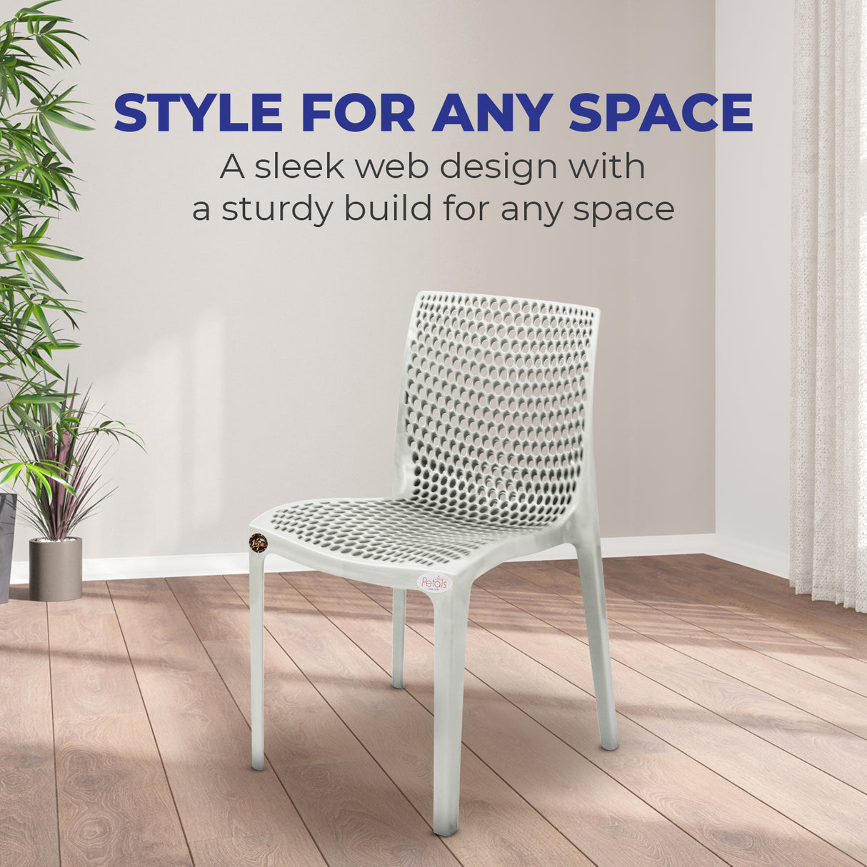 Petals Web Designer Armless Chair