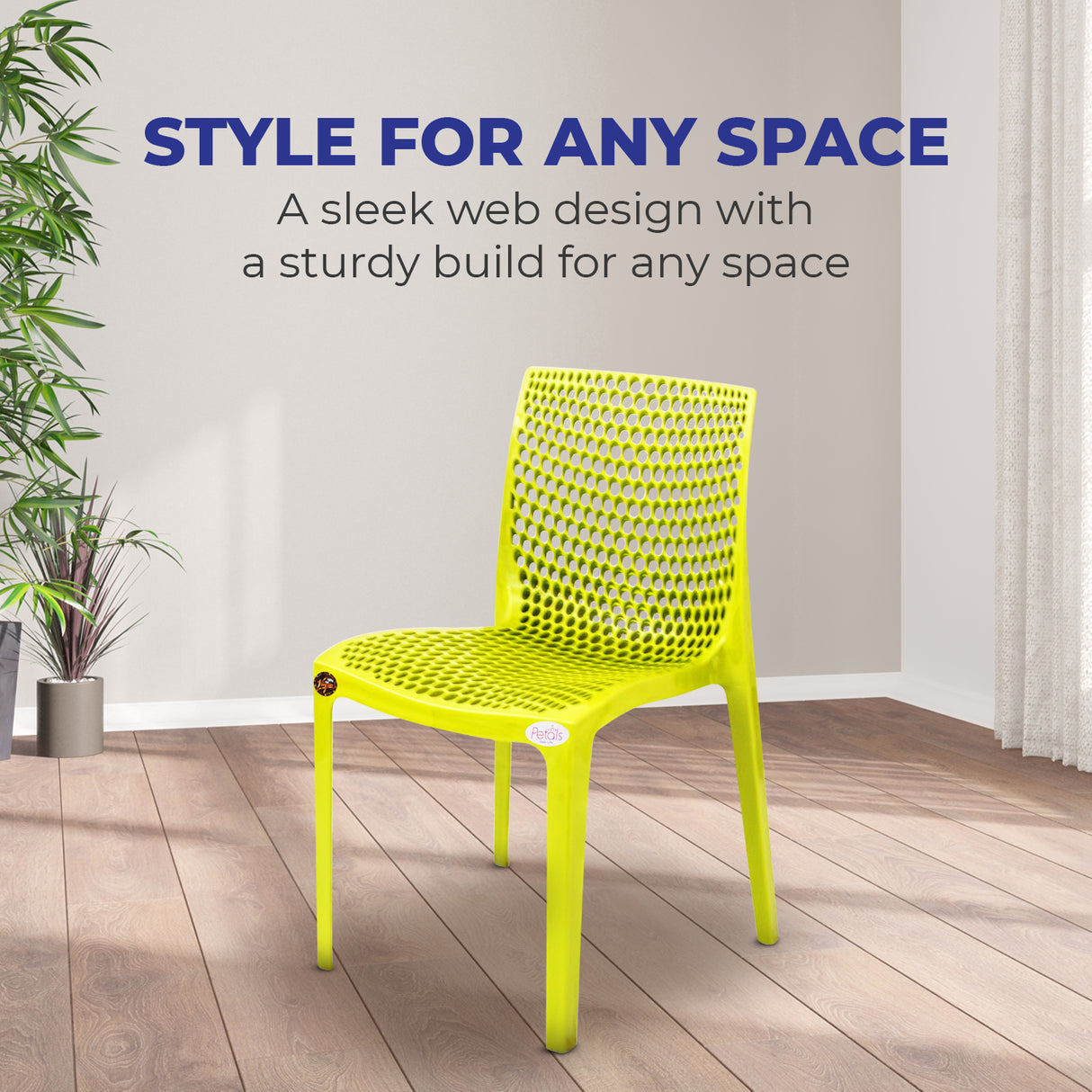 Petals Web Designer Armless Chair