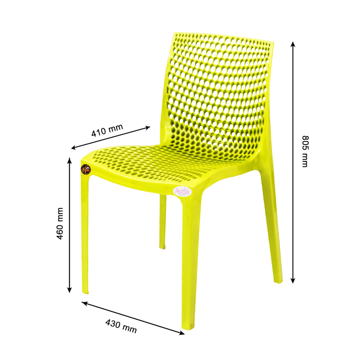 Petals Web Designer Armless Chair