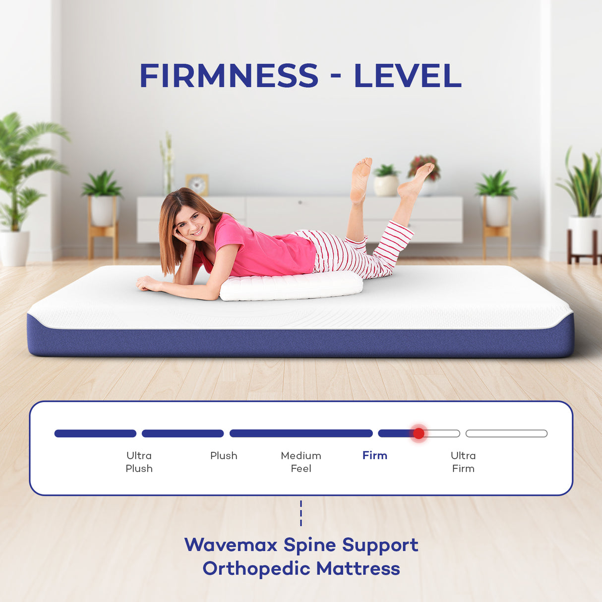 Wavemax Spine Support Orthopedic Mattress with German Technology (Kikoo)