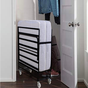 Folding Rollaway Bed with 6" Mattress
