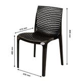 Petals Web Designer Armless Chair