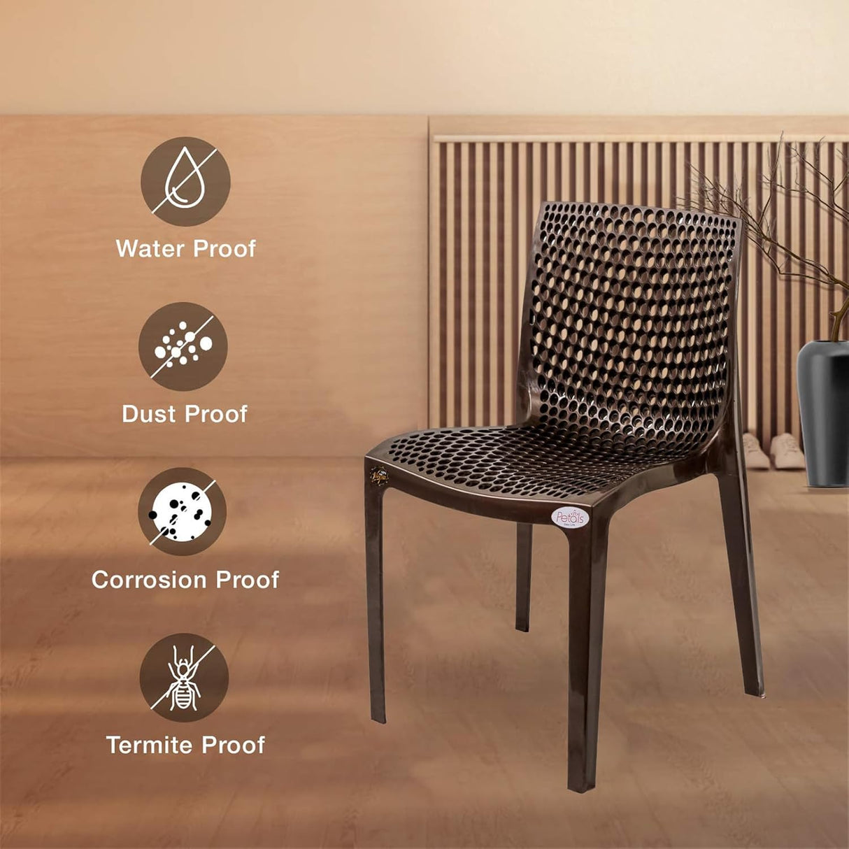 Petals Web Designer Armless Chair