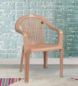 Petals Royal 100% Virgin Plastic Arm Chair for Home and Garden
