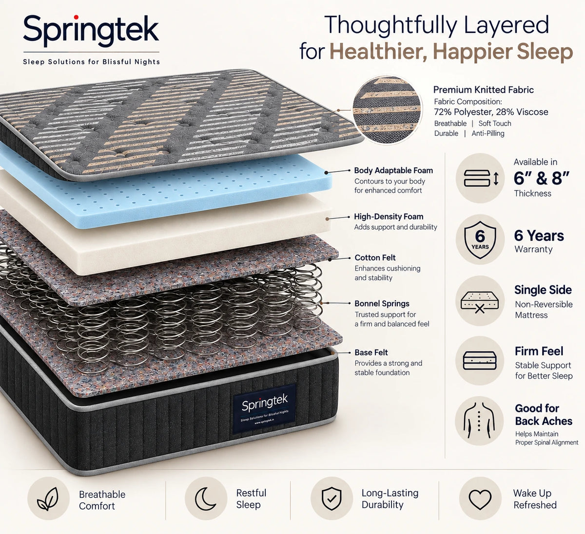Dreamer Bonnel Spring Mattress