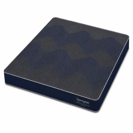 Dual Comfort Reversible Mattress
Black leather wallet on a light gray background