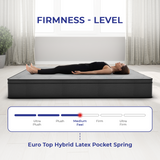 Euro Top Hybrid Latex Pocket Spring