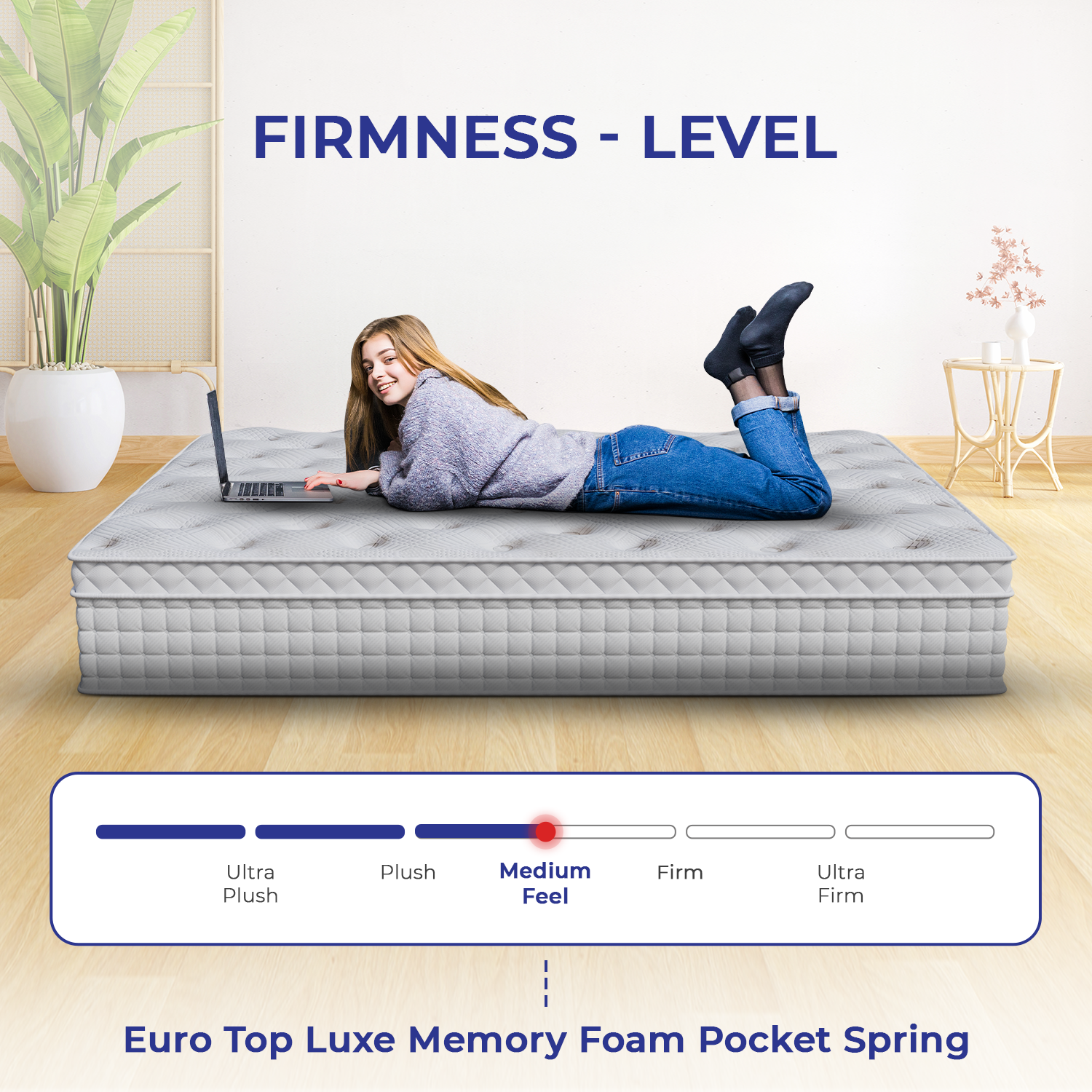 Euro Top Luxe Memory Foam Pocket Spring
