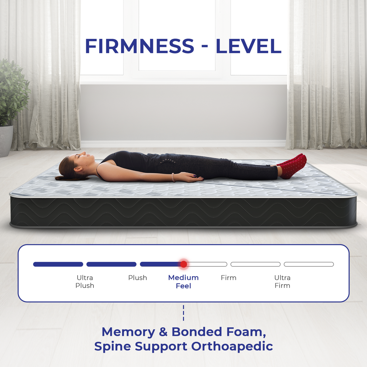 Memory & Bonded Foam, Spine Support Orthoapedic