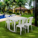Petals Sultan 100% Pure Virgin 4 Seater Dining Set with 1 Dining Table with 4 Chairs
