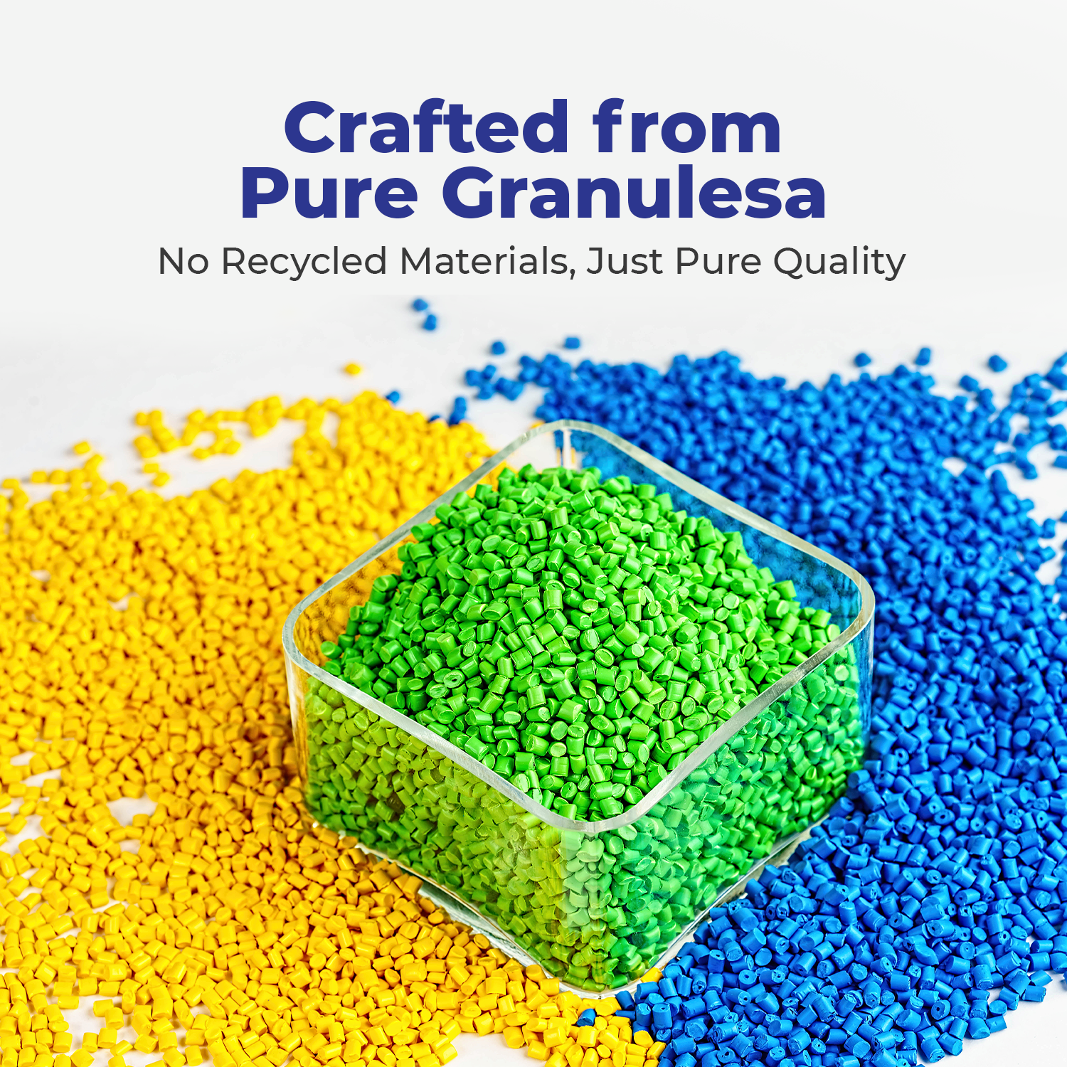 Petals Desire 100% Virgin Plastic Four Seater Dining Table