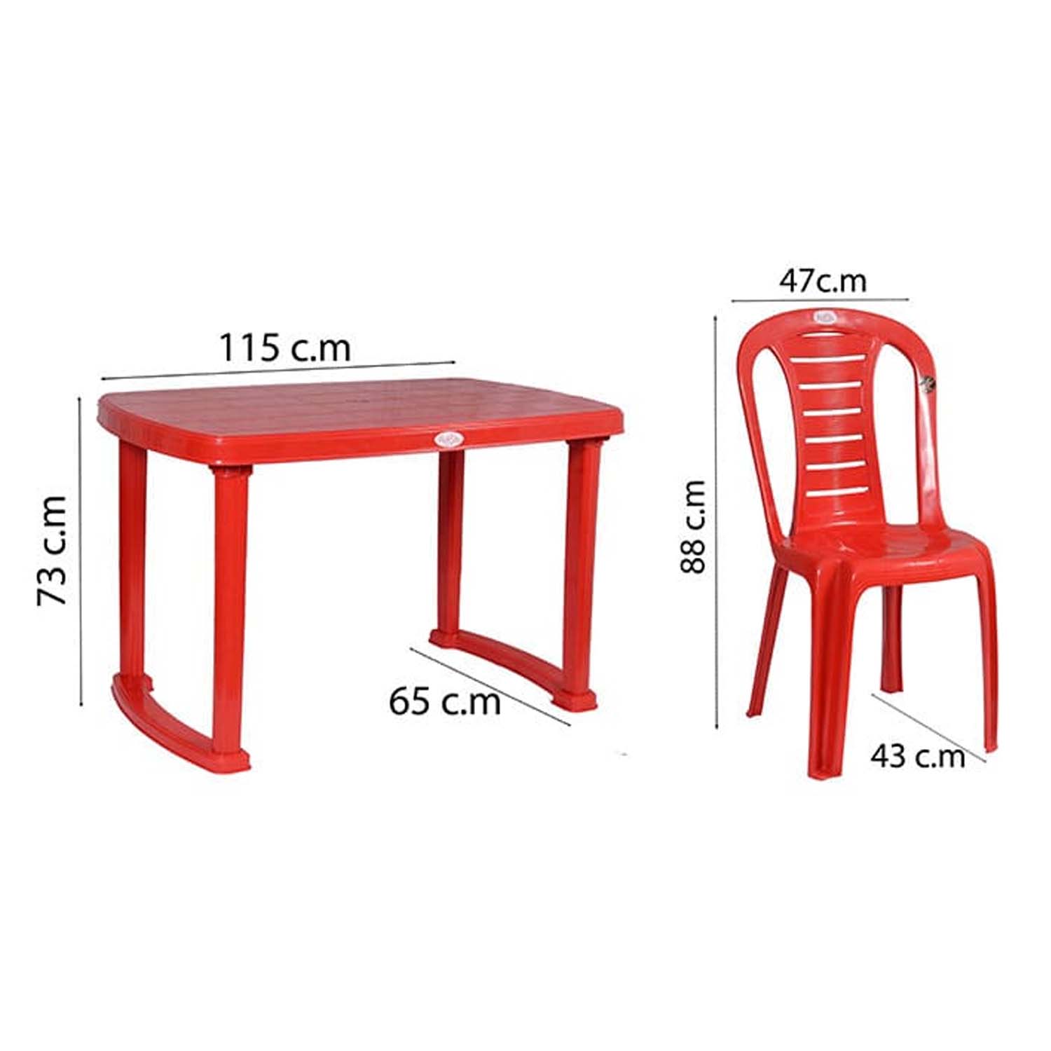 Petals Sultan 100% Pure Virgin 4 Seater Dining Set with 1 Dining Table with 4 Chairs