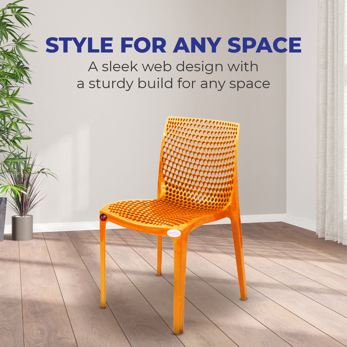 Petals Web Designer Armless Chair