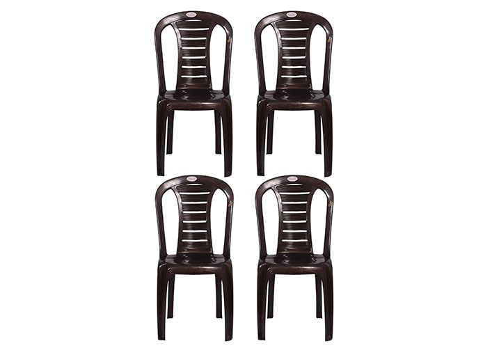 Plastic chair set of 4