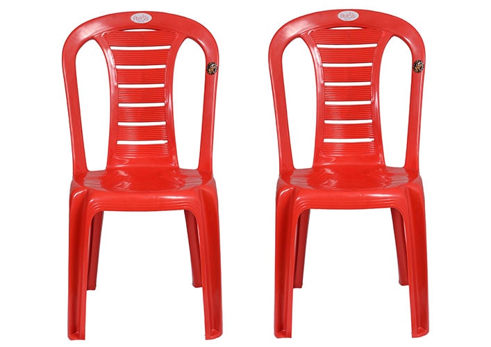 Plastic chair set of 2