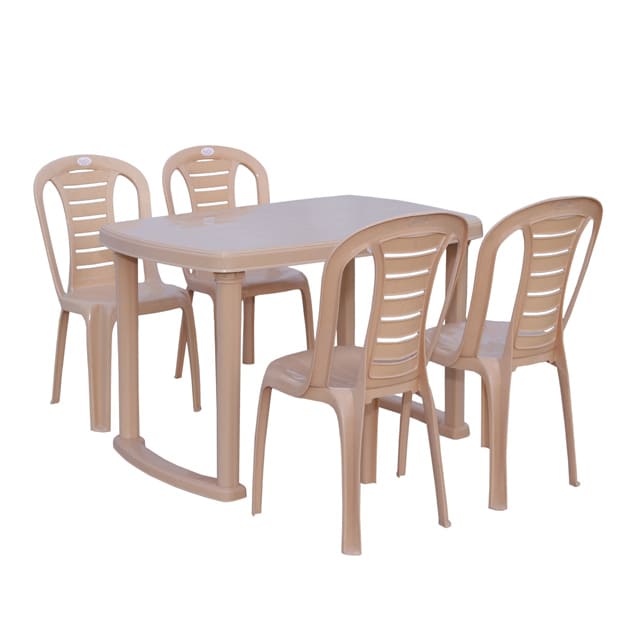 Small size sultan dining table with four chair