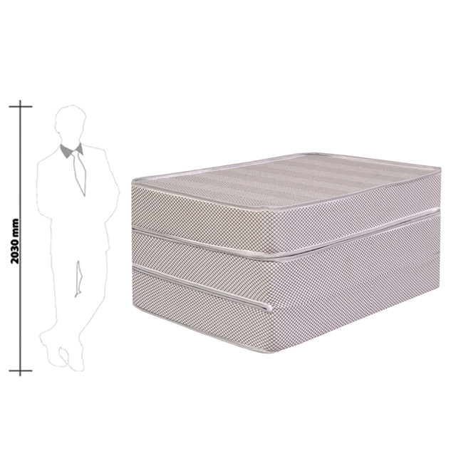 Small size tri folding travel mattress