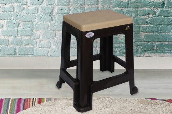Petals Mega Plush Fiber Stool for Home, Office, and Outdoor Areas