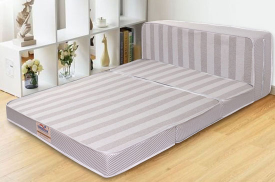 Tri folding or travel mattress 4 inches